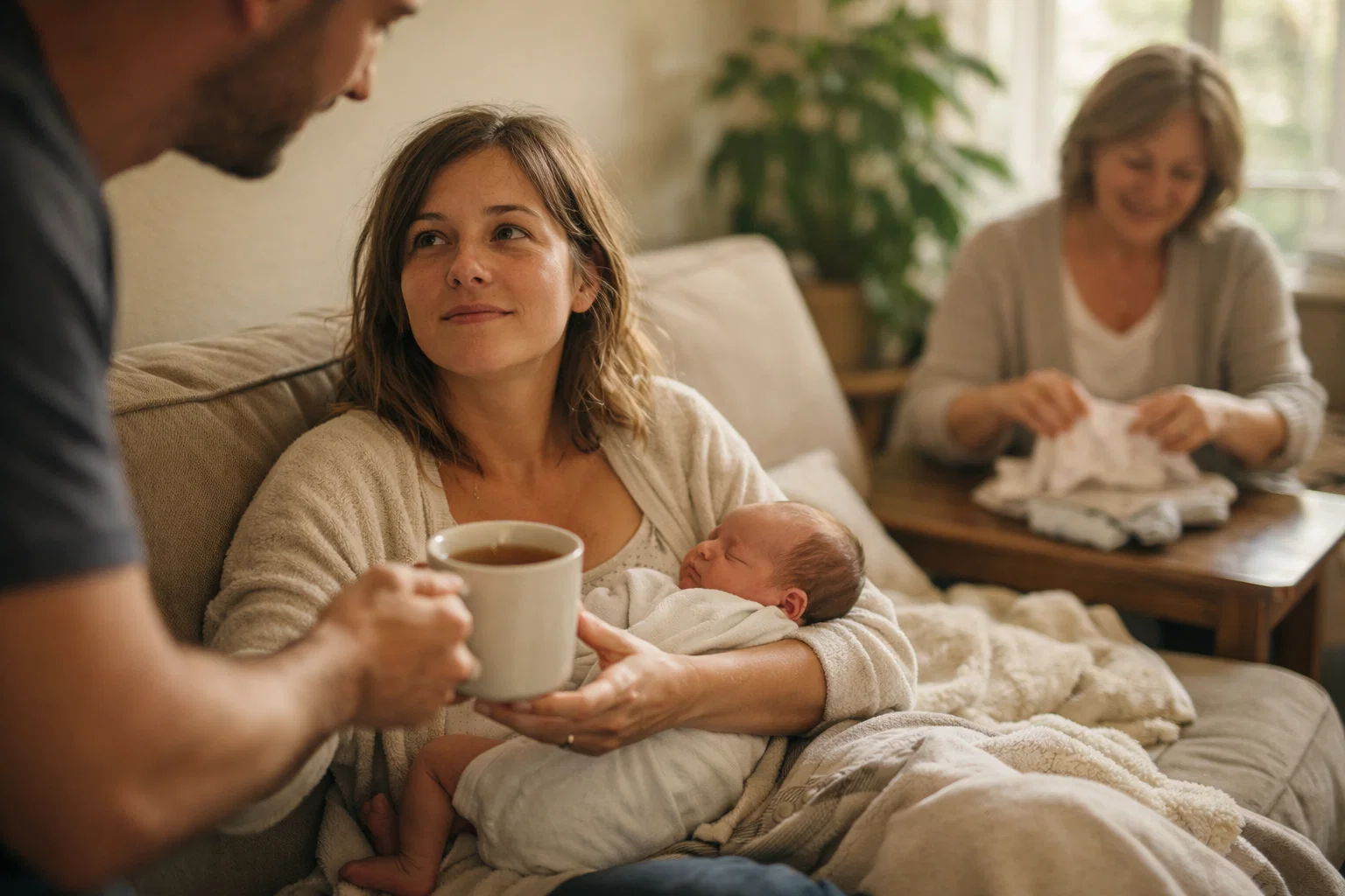 Healthy Support System for New Moms